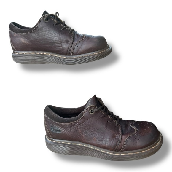 🥾 Dr. Martens Brown Leather Oxford Shoes EU‎ 39 / US 8 👊